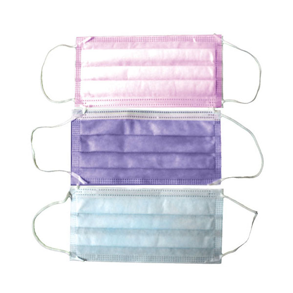 Fluid Resistant Ear-Loop Pleated Face Mask